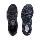 Puma milenio tech suede sneakers in new navy and aged silver - Side View 02