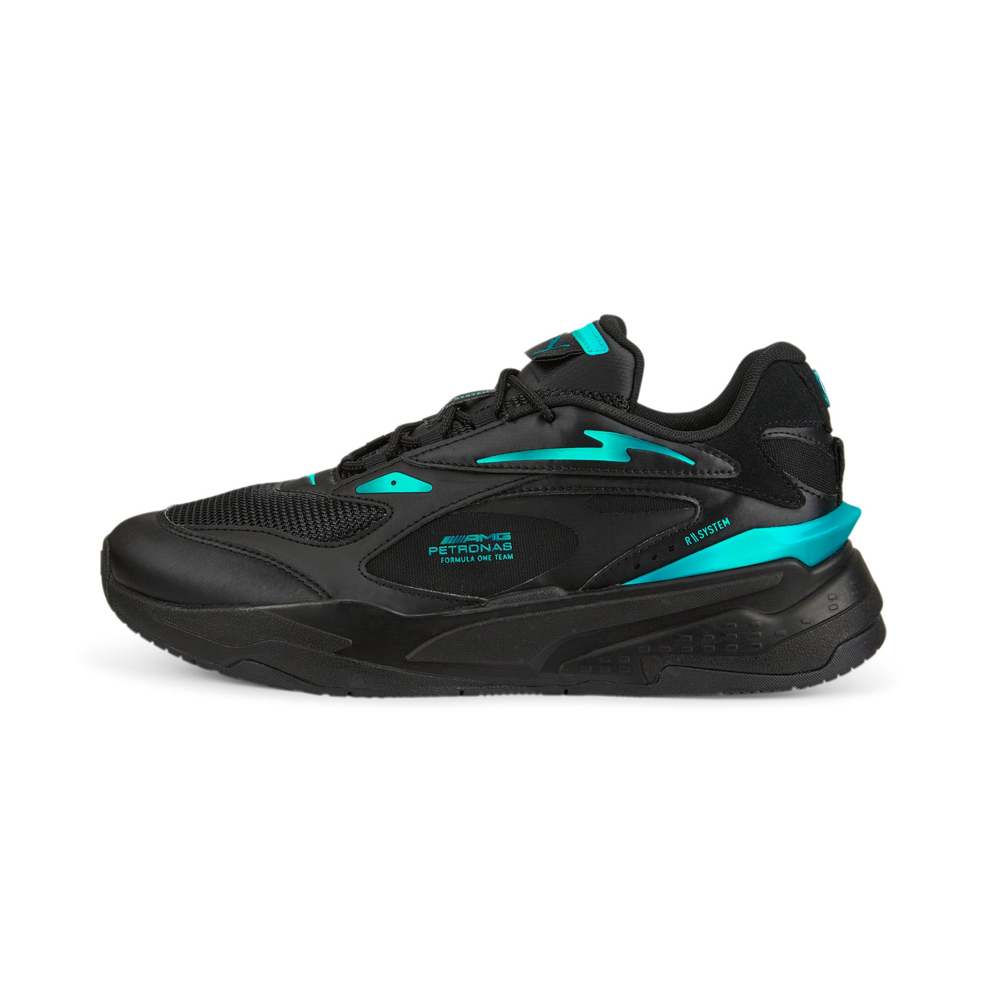 Puma mercedes-amg petronas motorsport metal energy RS-fast sneakers in black - Side View 01