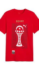 PUMA TotalEnergies CAF Africa Cup of Nations 2025 country tee in red and black - Front View