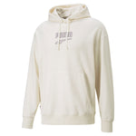 Puma downtown logo hoodie men in assorted colours - Front View