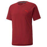 Puma train cloudspun bnd ss tee in intense red - Front View