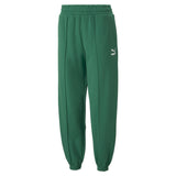 Puma classics sweatpants women in green - Front View