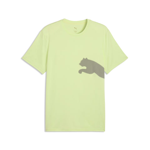 PUMA train all day big logo tee men in apple spritz