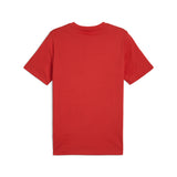Puma graphics sneaker tee in red fire - Back View