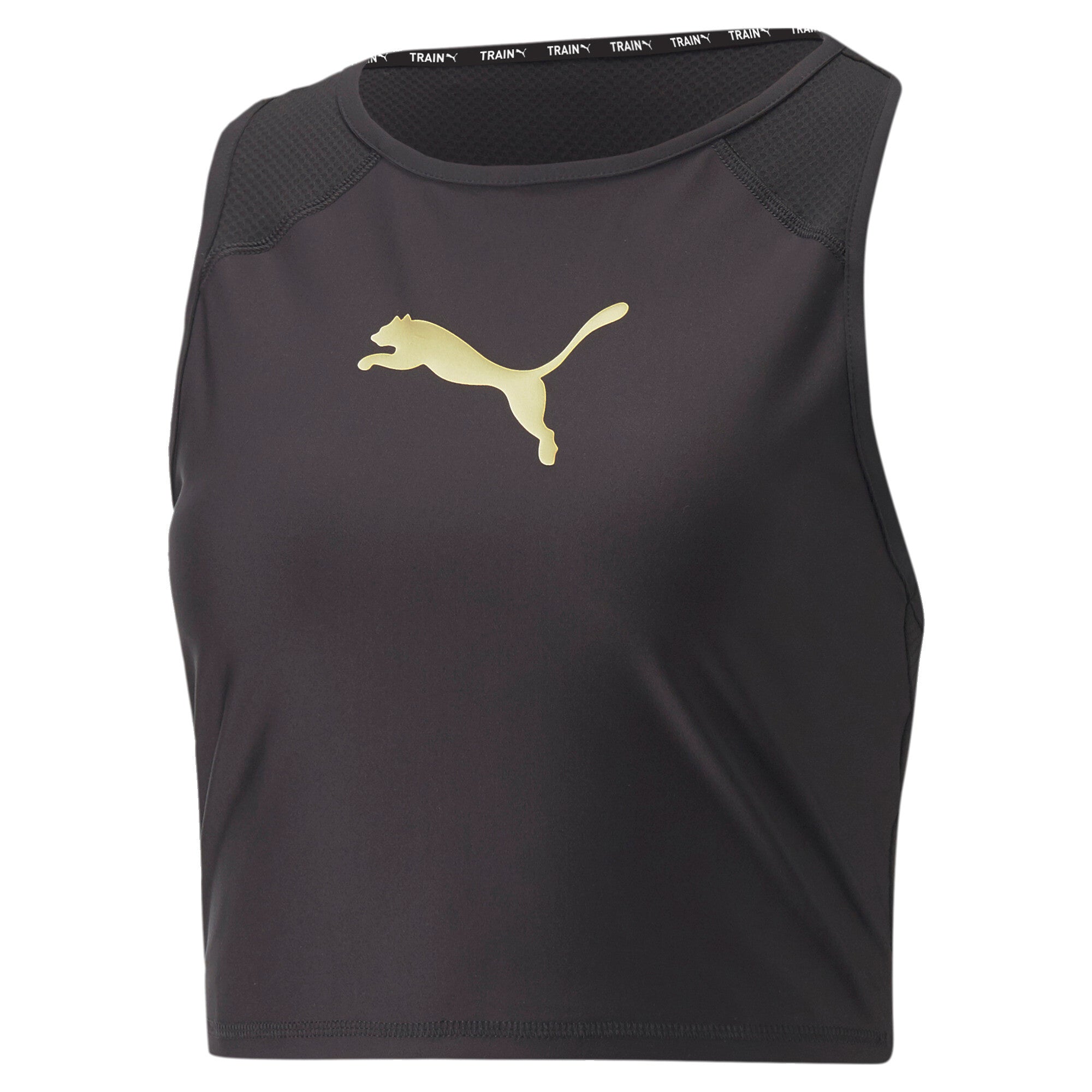 Puma fit eversculpt training tank top women in black - Front View