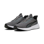 Puma flyer lite 3 running shoes in black - Front View