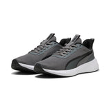 Puma flyer lite 3 running shoes in black - Front View