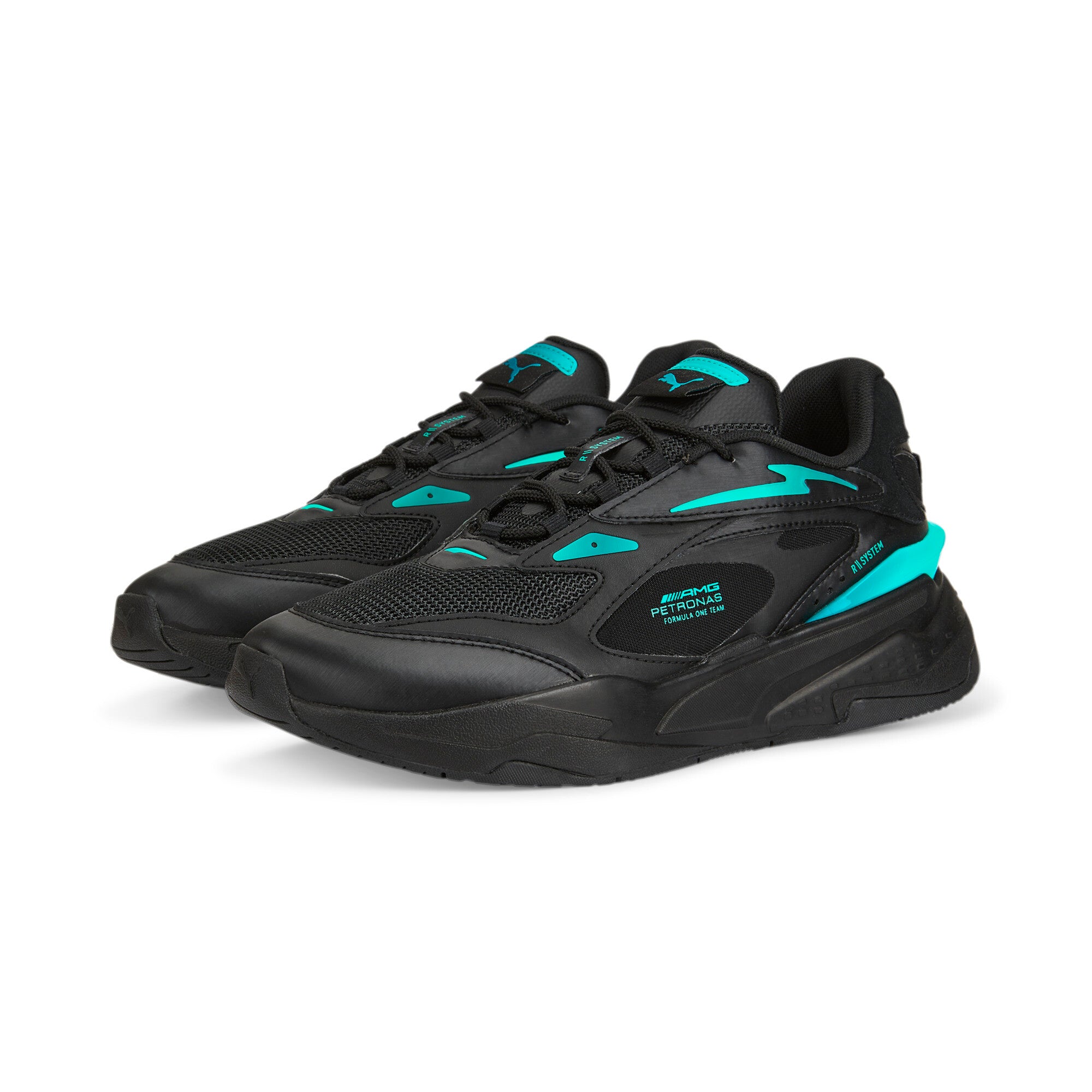 Puma mercedes-amg petronas motorsport metal energy RS-fast sneakers in black - Front View