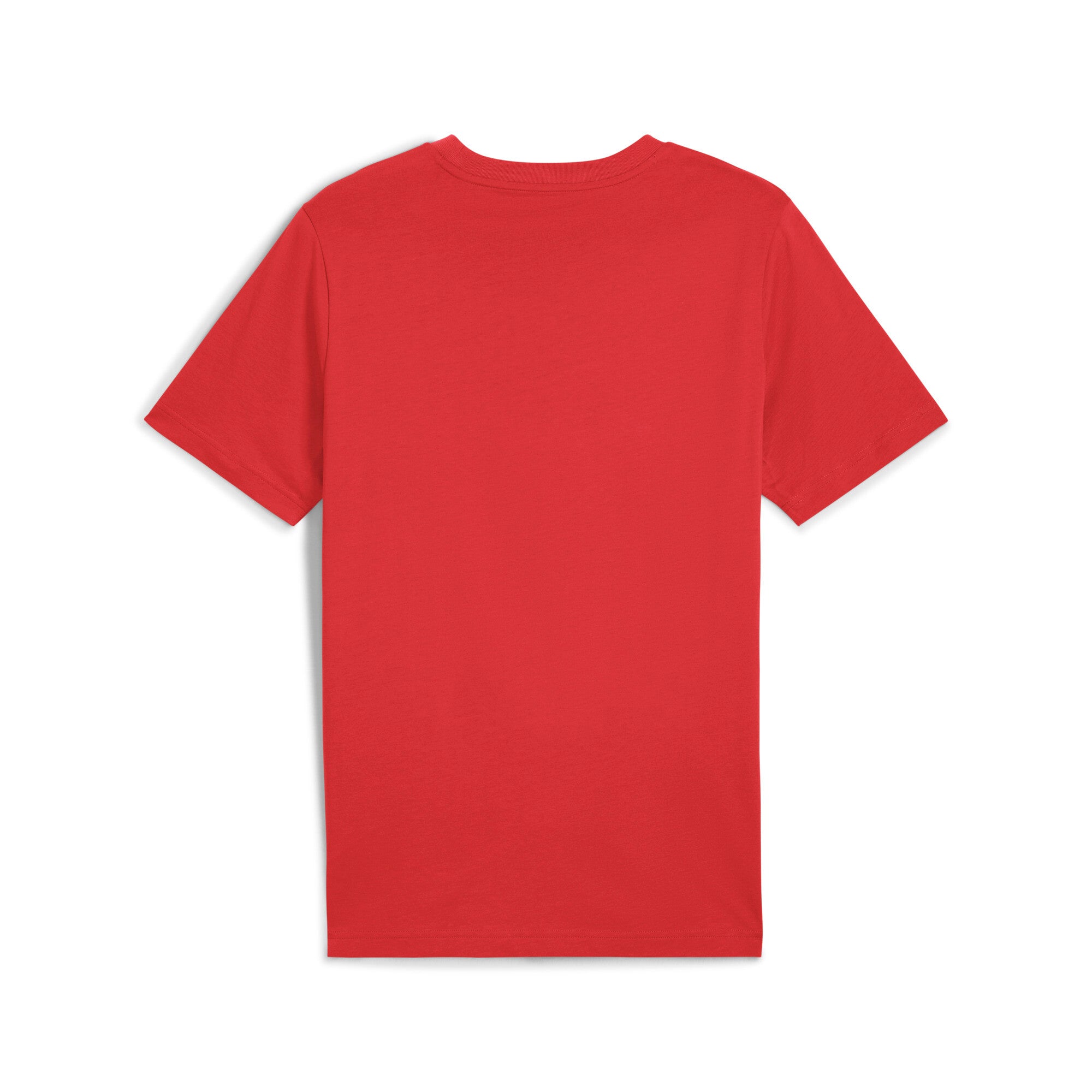 Puma graphics no.1 logo tee in red fire - Back View
