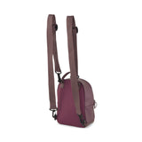 Puma core up minime backpack dusty plum-metal in black - Back View