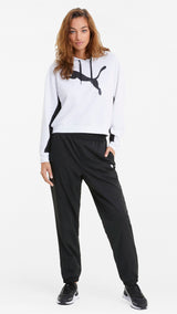 Puma active woven pants women in black - Model Shot 03