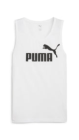 PUMA ESSENTIALS no. 1 logo tank - white