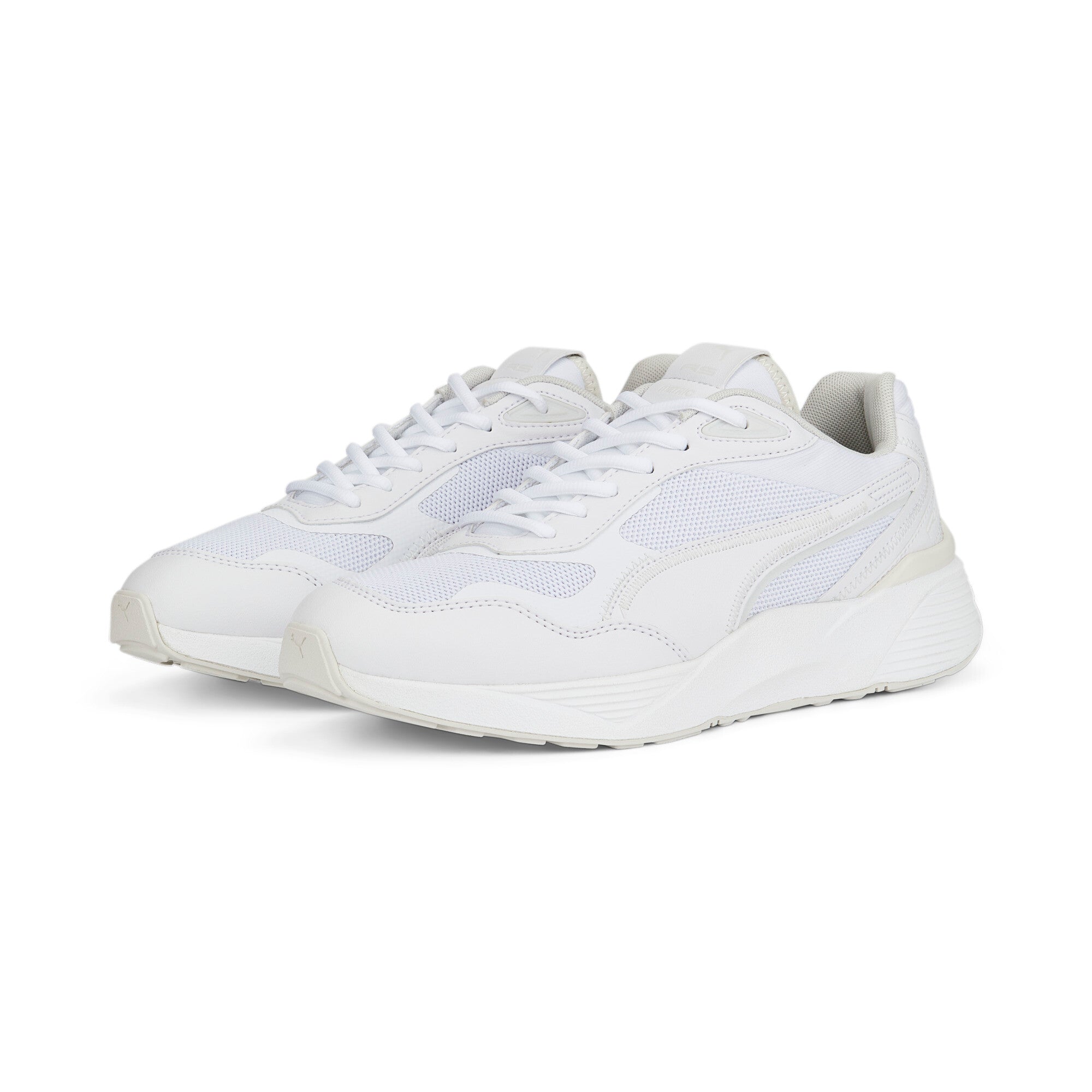 Puma RS-metric core sneakers in white - Front View