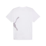 Puma train all day big logo tee in white - Back View