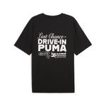 Puma graphics puma drive-in relaxed tee in black - Back View