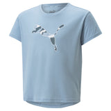 Puma modern sports tee in blue - Front View