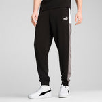 PUMA ESSENTIALS block sweatpants - black