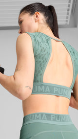 Puma move lace bra in green moon - Model Shot 02