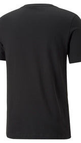 Puma BMW M motorsport essentials logo tee in black - Back View