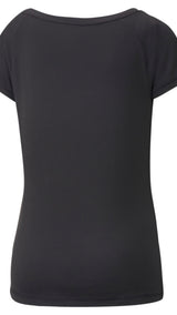 Puma train favorite jersey cat tee puma in black - Back View