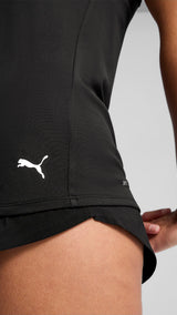 Puma tad essentials racerback tank in black - Model Shot 02