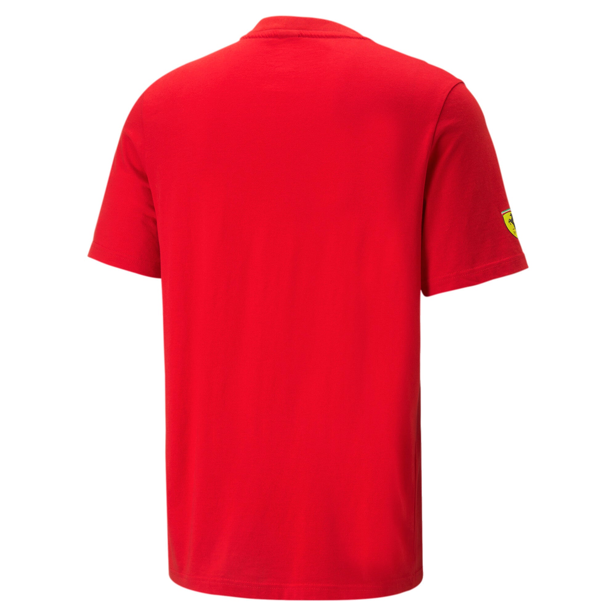 Puma scuderia ferrari race big shield tonal tee men in black - Back View
