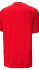 Puma scuderia ferrari race big shield tonal tee men in black - Back View