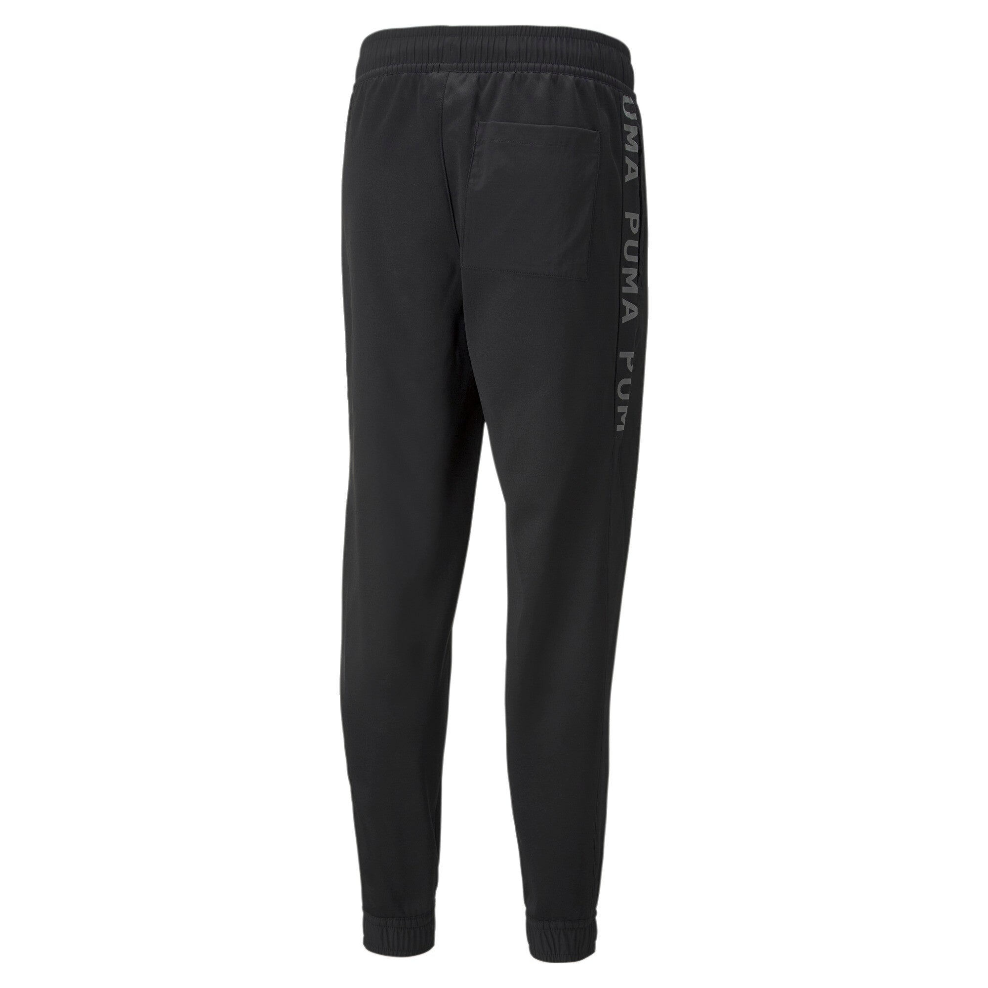 Puma training fit pwrfleece joggers in black - Back View
