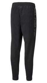 Puma training fit pwrfleece joggers in black - Back View