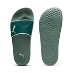 Puma leadcat 2.0 shower sandals in shower dark myrtle and warm whit - Side View 01