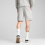 Puma essentials logo lab execution 10" shorts in light gray heather - Model Shot 02