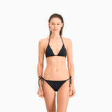 Puma swim women's bikini bottoms side tie in black - Model Shot 01