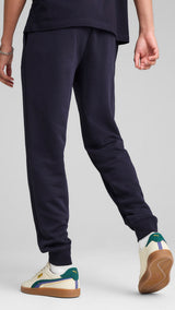 Puma essentials no. 1 logo sweatpants in new navy - Model Shot 02