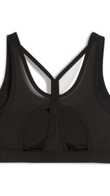 Puma 4keeps CLOUDSPUN bra in black - Back View
