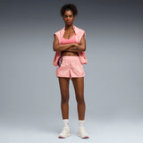 PUMA league 3" training shorts women in rosy outlook — model shot 3