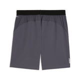 PUMA PWRTRAIN training shorts men in galactic gray — back view