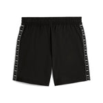 PUMA ESSENTIALS tape woven 5" shorts - black