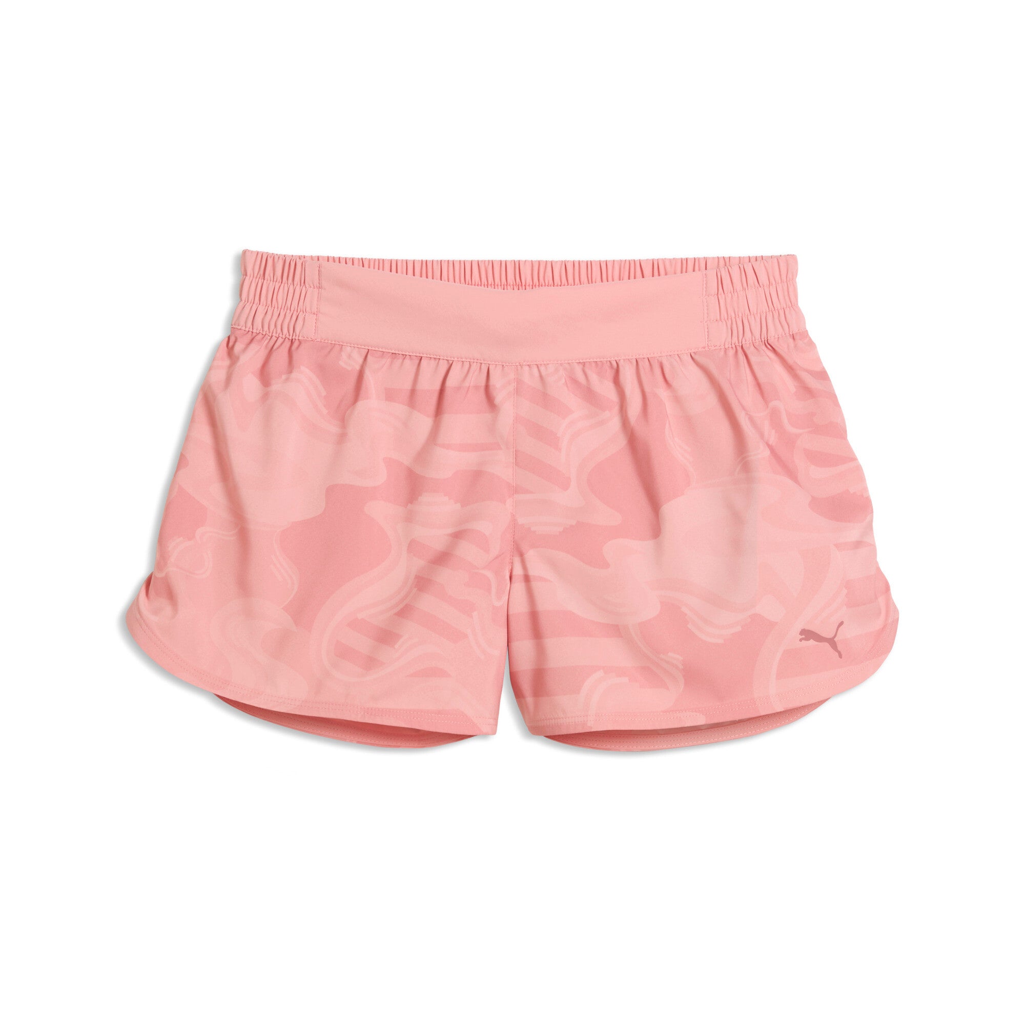 PUMA league 3" training shorts women in rosy outlook — front view