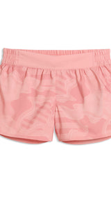 PUMA league 3" training shorts women in rosy outlook — front view