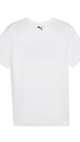 Puma graphics train "forever. faster." tee in white - Back View