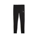 Puma essentials poly tights in black - Front View