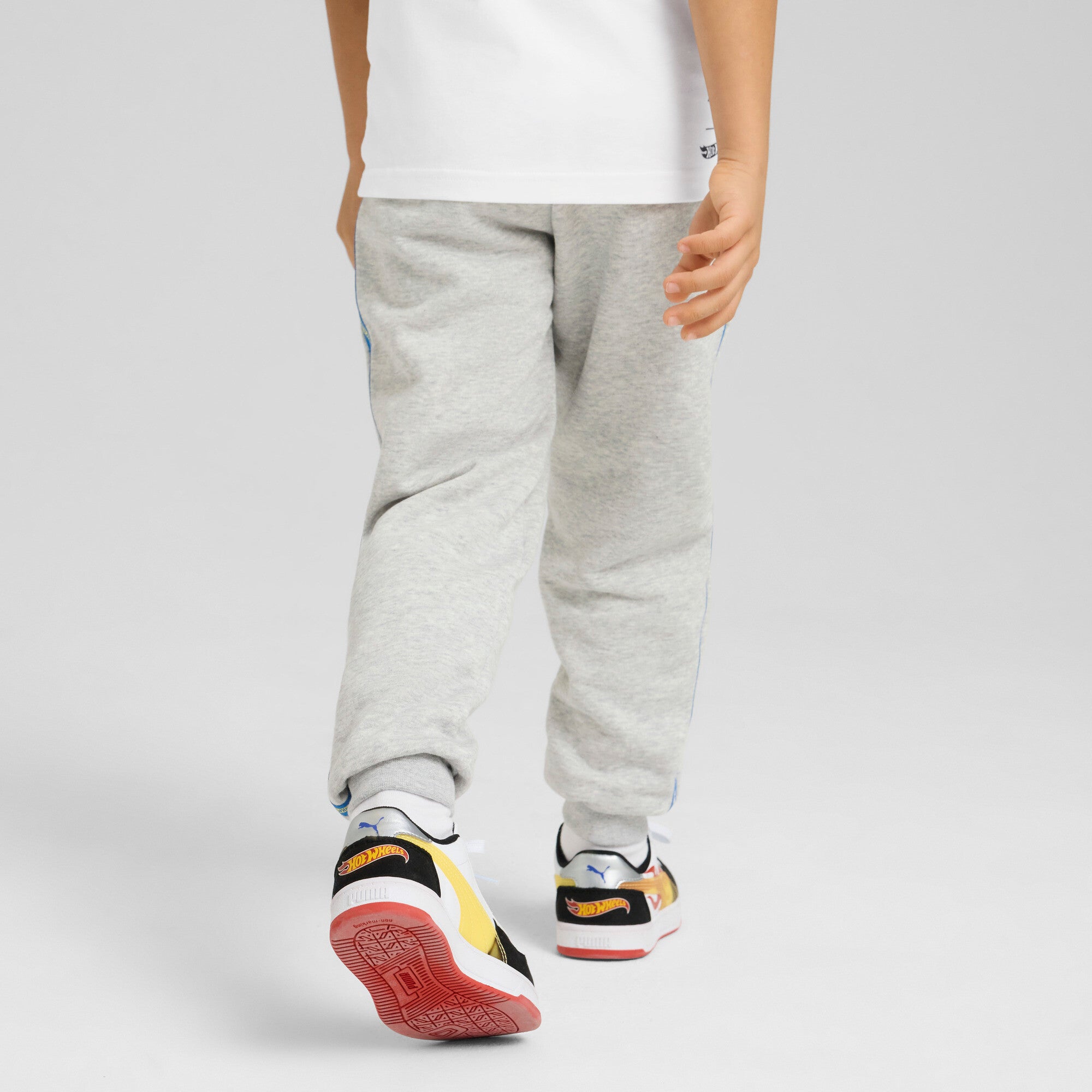 PUMA X HOT WHEELS™ sweatpants in light gray heather - light gray heather
