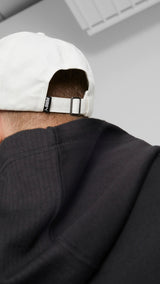 Puma script logo cap in black - Model Shot 03