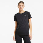 Puma running favourite short sleeve tee in black - Model Shot 01