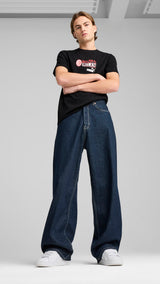 Puma football AC Milan ftblNRGY tee in black - Model Shot 03