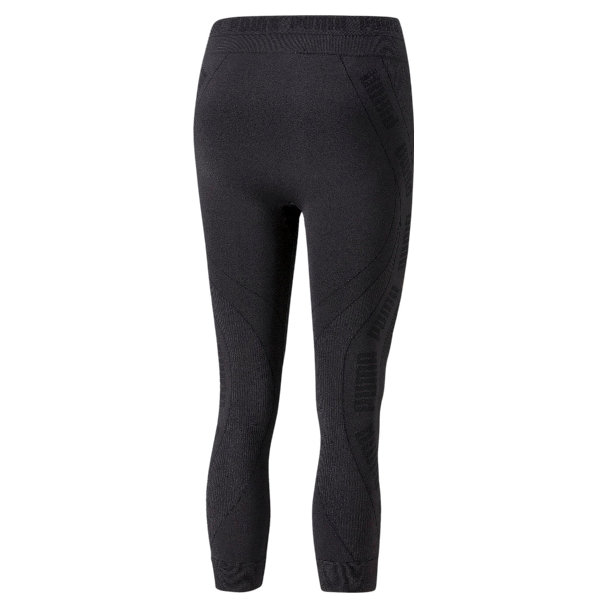 Puma evoknit leggings in black - Back View