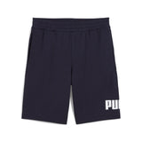 Puma essentials big no. 1 logo 10" shorts in new navy - Front View