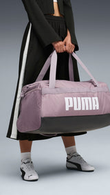 PUMA Challenger 58L medium sports bag in new navy - plum jam
