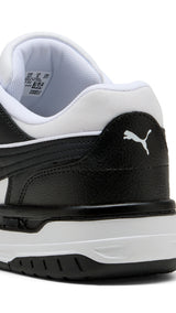 Puma rebound retro sneakers in white and black - Back View