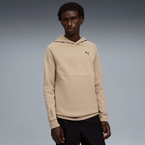 PUMA PUMATECH hoodie in ice coffee